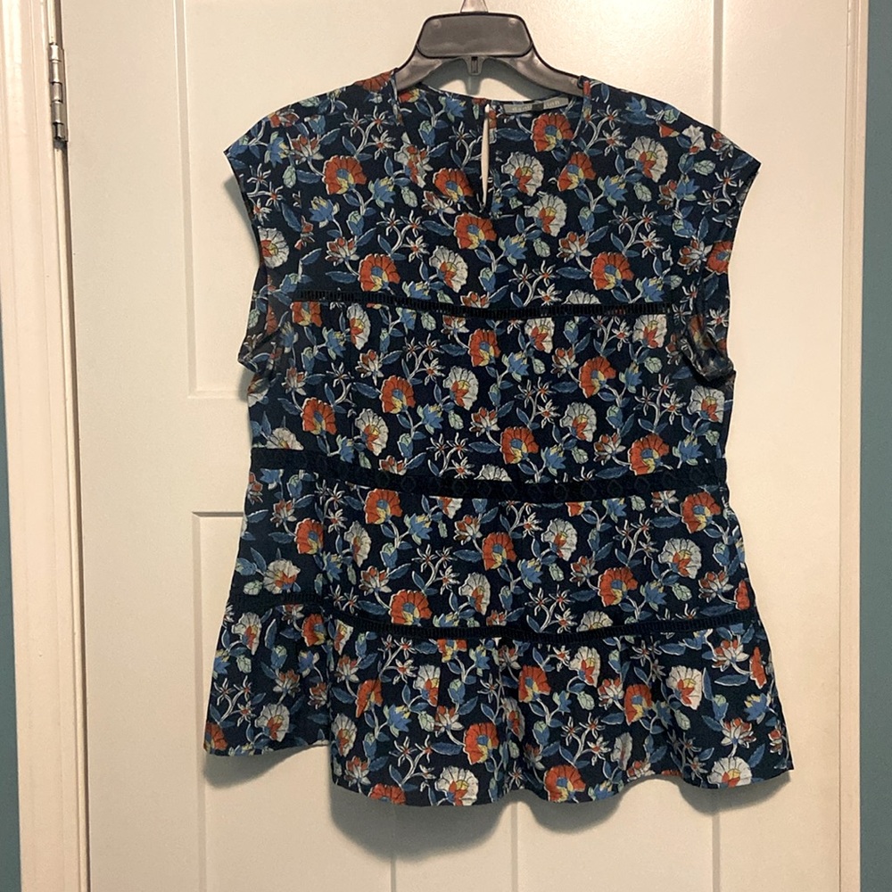 Flowy tiered blouse